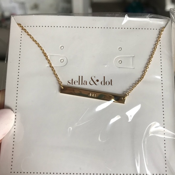 NWT Stella & Dot Engravable Necklace - Picture 2 of 5